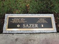 jewish bronze memorial headstone at lakeside in miami florida