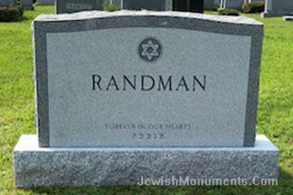 Jewish family Headstone