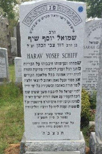 Hebrew Cemetery Gravestone Matzeiva